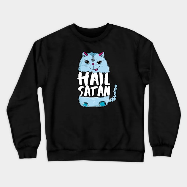 Hail Satan Crewneck Sweatshirt by dconciente